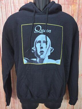 Queen Official Merch Hoodie Medium "We Will Rock You" Graphic